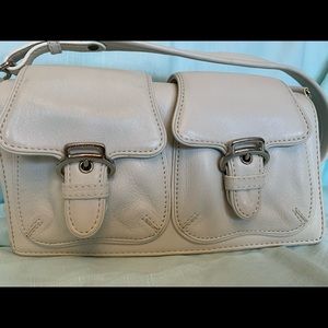 Vintage COLE HAAN White Leather Purse